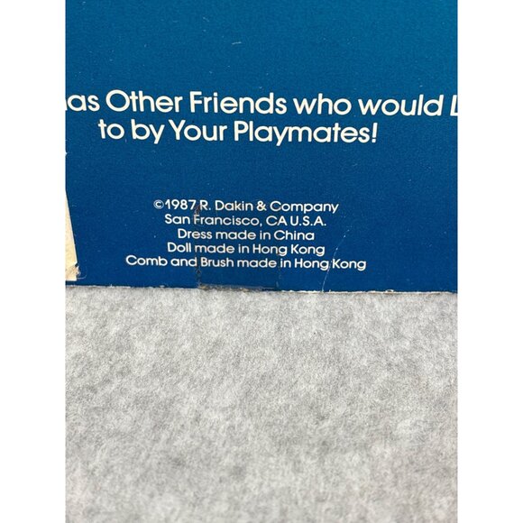 1987 The World of Ginny 8" Vinyl Doll Ice Princess Accessories Original Box - Picture 5 of 16